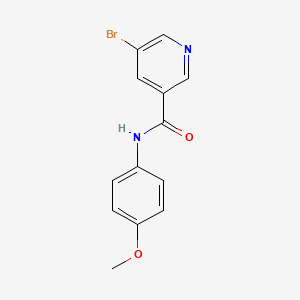 5-bromo-N-(4-methoxyphenyl)pyridine-3-carboxamide