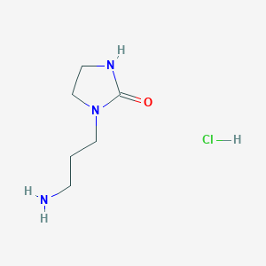 1-(3-Aminopropyl)imidazolidin-2-one;hydrochloride