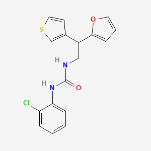 1-(2-Chlorophenyl)-3-[2-(furan-2-yl)-2-(thiophen-3-yl)ethyl]urea