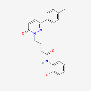 N-(2-methoxyphenyl)-4-(6-oxo-3-(p-tolyl)pyridazin-1(6H)-yl)butanamide