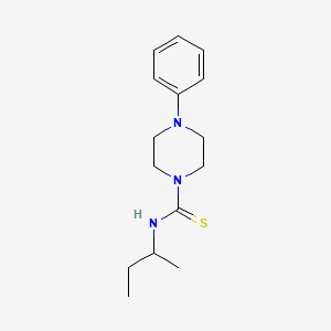 molecular formula C15H23N3S B2842884 N-(butan-2-yl)-4-phenylpiperazine-1-carbothioamide CAS No. 461459-82-5