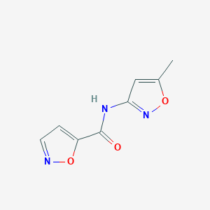 molecular formula C8H7N3O3 B2842935 N5-(5-methylisoxazol-3-yl)isoxazole-5-carboxamide CAS No. 263336-48-7