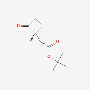 molecular formula C11H16O3 B2842944 Tert-butyl (2R,3R)-6-oxospiro[2.3]hexane-2-carboxylate CAS No. 2445750-85-4