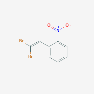 molecular formula C8H5Br2NO2 B2842958 1-(2,2-Dibromoethenyl)-2-nitrobenzene CAS No. 253684-24-1