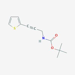 tert-butyl N-[3-(thiophen-2-yl)prop-2-yn-1-yl]carbamate