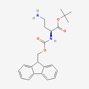 Tert-butyl (2S)-4-amino-2-(9H-fluoren-9-ylmethoxycarbonylamino)butanoate