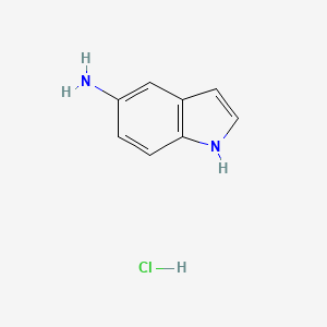 molecular formula C8H9ClN2 B2842987 5-Aminoindole hydrochloride CAS No. 161464-96-6; 65795-92-8