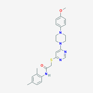 molecular formula C25H29N5O2S B2842994 N-(3,5-二氟苄基)-5-(4-氟苯甲酰)-4,5,6,7-四氢噻吩[3,2-c]吡啶-2-羧酰胺 CAS No. 1251597-49-5