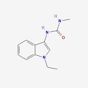 B2843003 1-(1-ethyl-1H-indol-3-yl)-3-methylurea CAS No. 941988-10-9