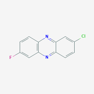 molecular formula C12H6ClFN2 B2843012 2-Fluoro-7-chlorophenazine CAS No. 1346682-89-0