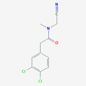 molecular formula C11H10Cl2N2O B2843026 N-(cyanomethyl)-2-(3,4-dichlorophenyl)-N-methylacetamide CAS No. 1258689-30-3