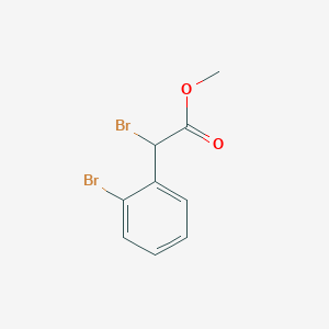 molecular formula C9H8Br2O2 B2843043 Methyl 2-bromo-2-(2-bromophenyl)acetate CAS No. 43063-97-4