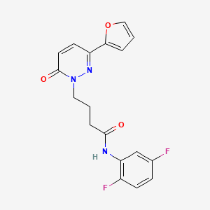 N-(2,5-difluorophenyl)-4-(3-(furan-2-yl)-6-oxopyridazin-1(6H)-yl)butanamide