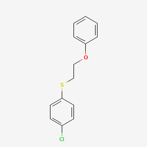 1-Chloro-4-[(2-phenoxyethyl)sulfanyl]benzene