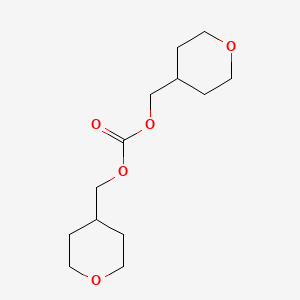 molecular formula C13H22O5 B2843066 Bis[(oxan-4-yl)methyl] carbonate CAS No. 2320820-49-1