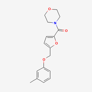 Morpholin-4-yl-(5-m-tolyloxymethyl-furan-2-yl)-methanone
