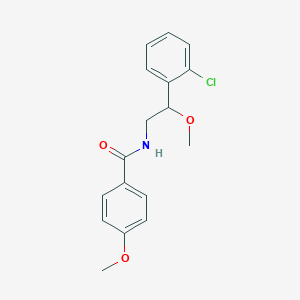 molecular formula C17H18ClNO3 B2843122 N-[2-(2-chlorophenyl)-2-methoxyethyl]-4-methoxybenzamide CAS No. 1790199-15-3