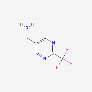 molecular formula C7H11N3 B2843142 (2-(Trifluoromethyl)pyrimidin-5-YL)methanamine CAS No. 608515-92-0