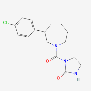 B2843149 1-(3-(4-Chlorophenyl)azepane-1-carbonyl)imidazolidin-2-one CAS No. 1797093-42-5