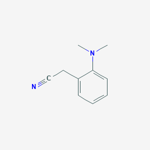 molecular formula C10H12N2 B2843162 2-[2-(Dimethylamino)phenyl]acetonitrile CAS No. 1000512-16-2