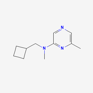 molecular formula C11H17N3 B2843180 N-(cyclobutylmethyl)-N,6-dimethylpyrazin-2-amine CAS No. 2197735-61-6
