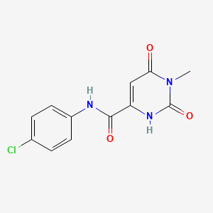 N-(4-chlorophenyl)-6-hydroxy-1-methyl-2-oxo-1,2-dihydro-4-pyrimidinecarboxamide