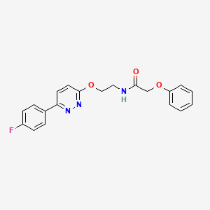 N-(2-((6-(4-fluorophenyl)pyridazin-3-yl)oxy)ethyl)-2-phenoxyacetamide