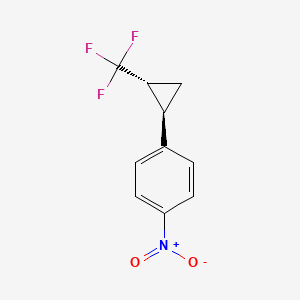 (1R)-1beta-(Trifluoromethyl)-2alpha-(4-nitrophenyl)cyclopropane
