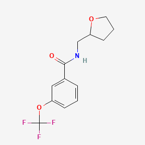 N-(Oxolan-2-ylmethyl)-3-(trifluoromethoxy)benzamide