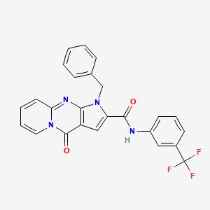 1-benzyl-4-oxo-N-(3-(trifluoromethyl)phenyl)-1,4-dihydropyrido[1,2-a]pyrrolo[2,3-d]pyrimidine-2-carboxamide