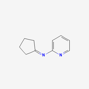 molecular formula C10H12N2 B2843315 N-cyclopentylidenepyridin-2-amine CAS No. 568544-07-0