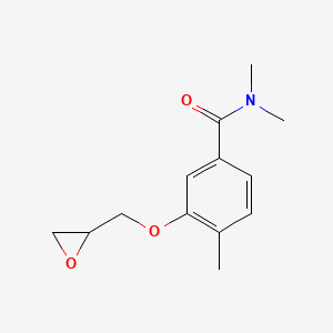N,N,4-Trimethyl-3-(oxiran-2-ylmethoxy)benzamide
