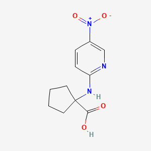 1-[(5-Nitro-2-pyridinyl)amino]cyclopentanecarboxylic acid