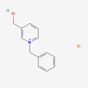 molecular formula C13H14BrNO B2843462 1-Benzyl-3-(hydroxymethyl)pyridin-1-ium bromide CAS No. 244267-38-7