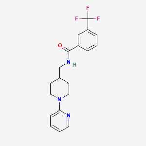 N-((1-(pyridin-2-yl)piperidin-4-yl)methyl)-3-(trifluoromethyl)benzamide