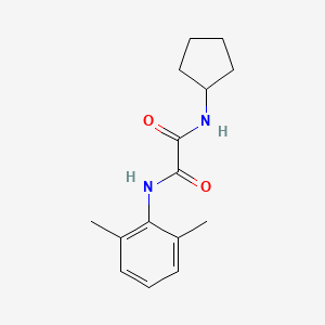 N-cyclopentyl-N'-(2,6-dimethylphenyl)oxamide