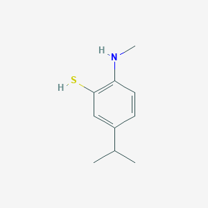 2-(Methylamino)-5-propan-2-ylbenzenethiol