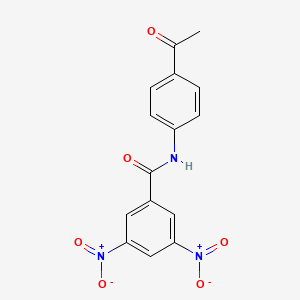 N-(4-acetylphenyl)-3,5-dinitrobenzamide