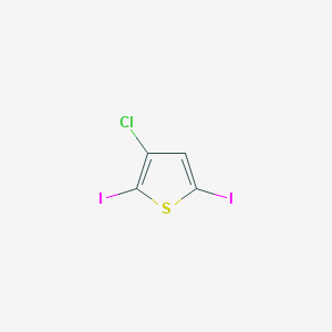 3-Chloro-2,5-diiodo-thiophene