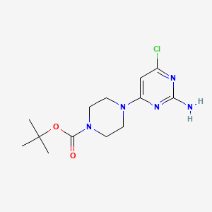 Tert-butyl 4-(2-amino-6-chloropyrimidin-4-yl)piperazine-1-carboxylate