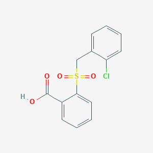2-[(2-Chlorobenzyl)sulfonyl]benzoic acid