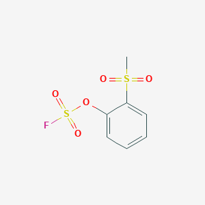 1-Fluorosulfonyloxy-2-methylsulfonylbenzene