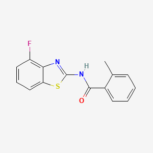 N-(4-fluorobenzo[d]thiazol-2-yl)-2-methylbenzamide