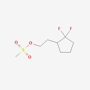 2-(2,2-Difluorocyclopentyl)ethyl methanesulfonate