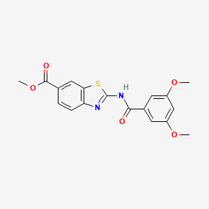 Methyl 2-(3,5-dimethoxybenzamido)benzo[d]thiazole-6-carboxylate