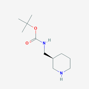molecular formula C11H22N2O2 B2843927 (S)-tert-butyl (piperidin-3-ylmethyl)carbamate CAS No. 1016167-99-9