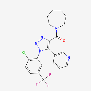 1-({1-[2-chloro-5-(trifluoromethyl)phenyl]-5-pyridin-3-yl-1H-1,2,3-triazol-4-yl}carbonyl)azepane