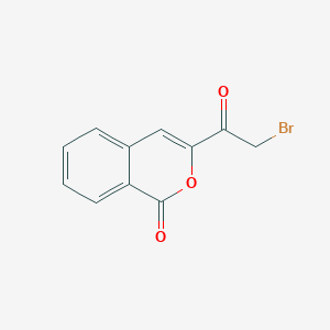 molecular formula C11H7BrO3 B2843941 3-(2-bromoacetyl)-1H-isochromen-1-one CAS No. 39153-97-4