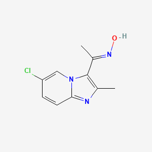 1-(6-Chloro-2-methylimidazo[1,2-a]pyridin-3-yl)-1-ethanone oxime