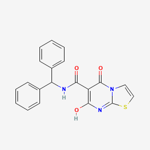 N-benzhydryl-7-hydroxy-5-oxo-5H-thiazolo[3,2-a]pyrimidine-6-carboxamide